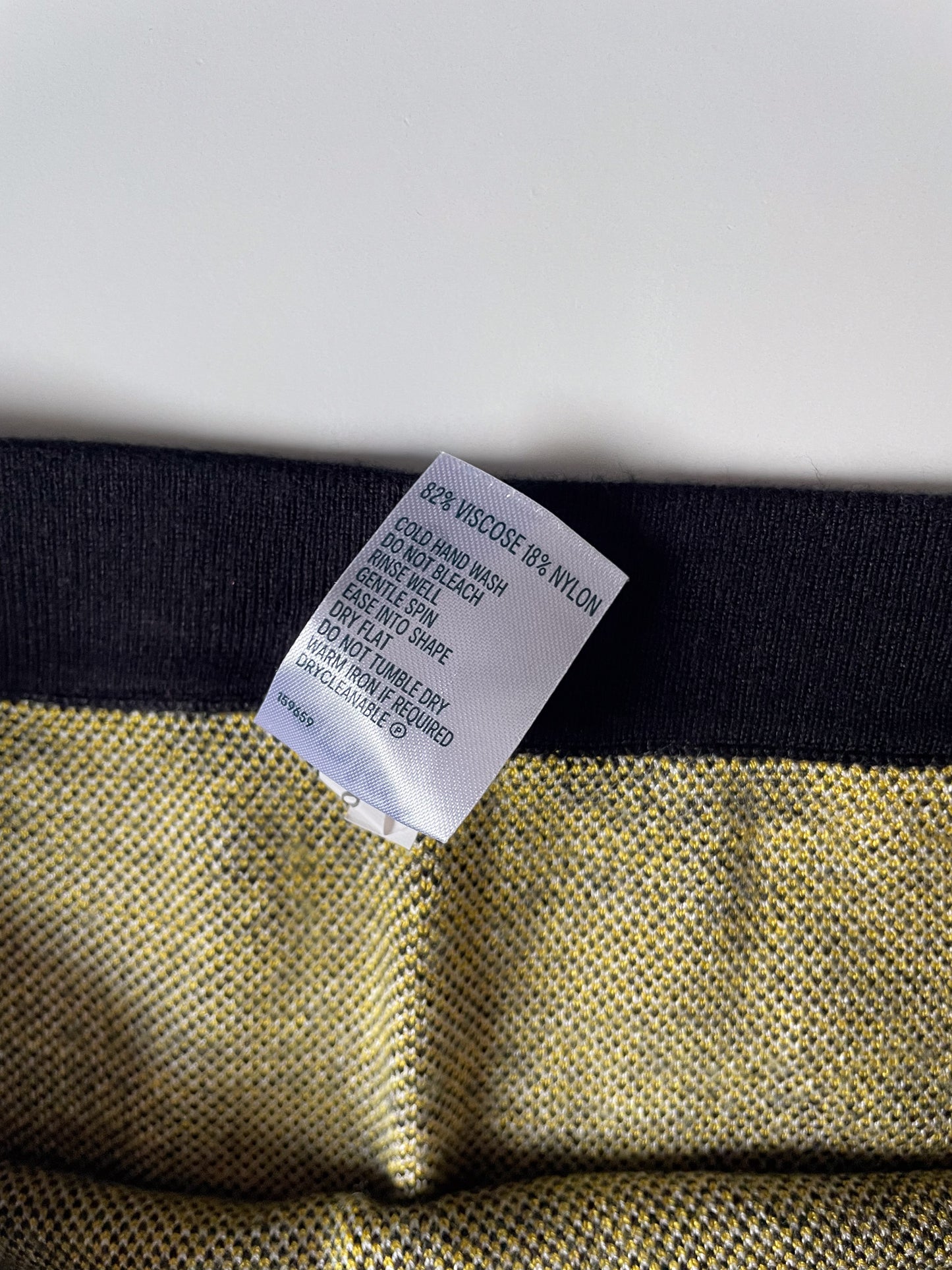 Soft Knit Black Daisy Mini Skirt