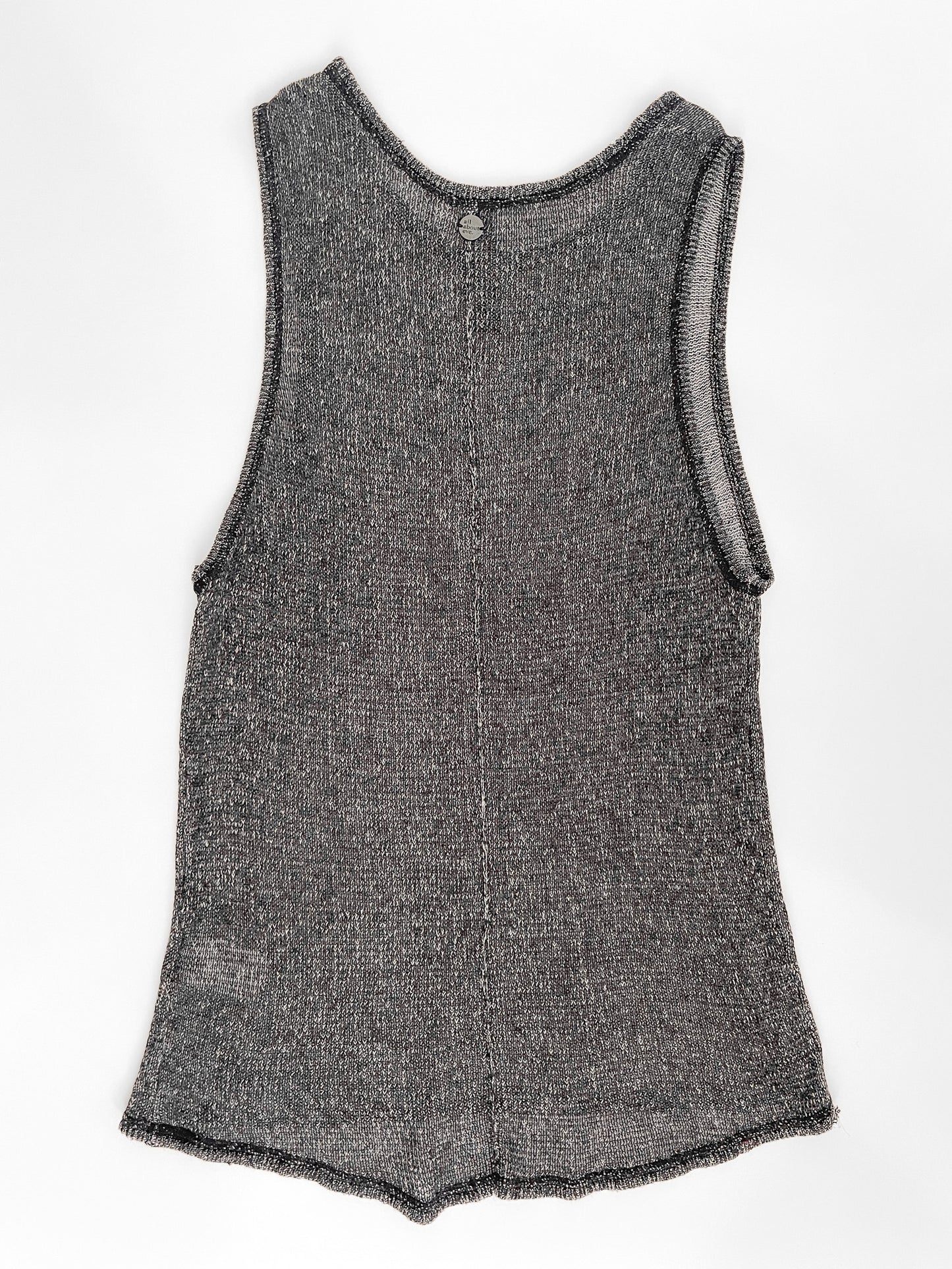Knit Tank Top in Dark Heather Grey