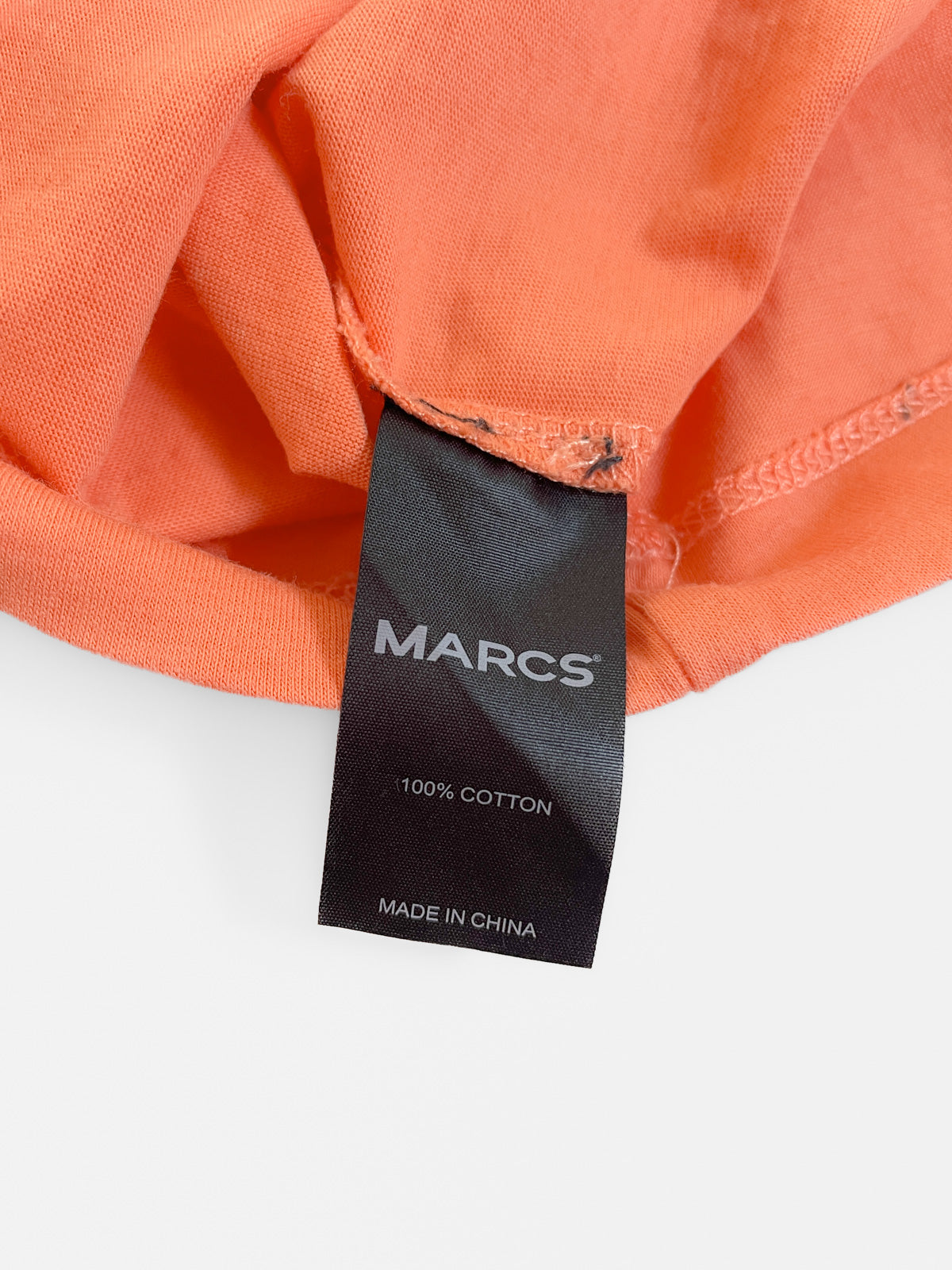 Orange Coral Cotton T-Shirt