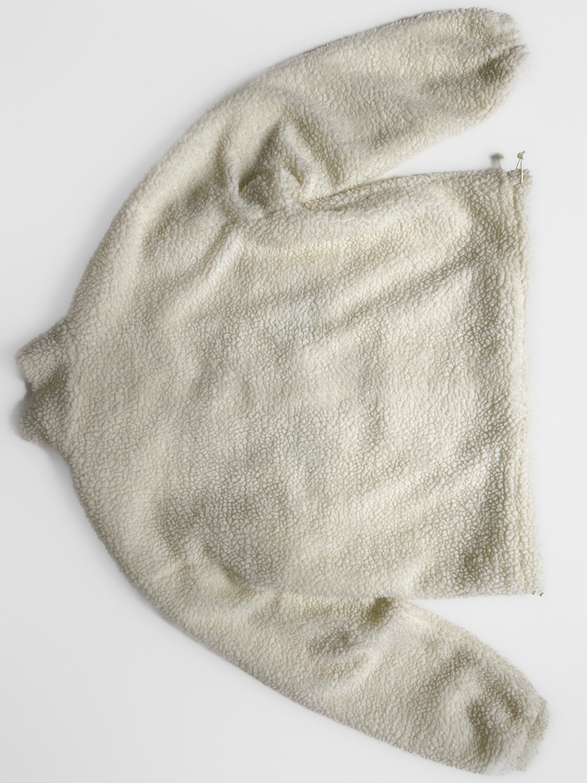 Los Angeles Sherpa Funnel Neck Quarter Zip Fleece Jumper