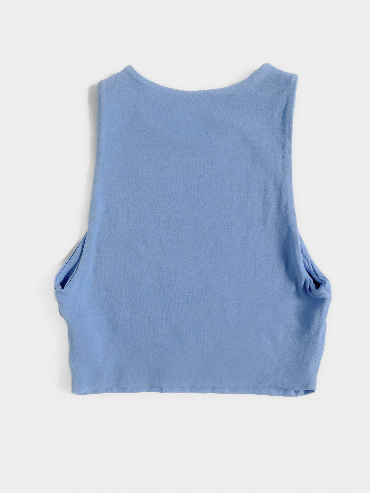 Light Cornflower Blue Crop Tank Top