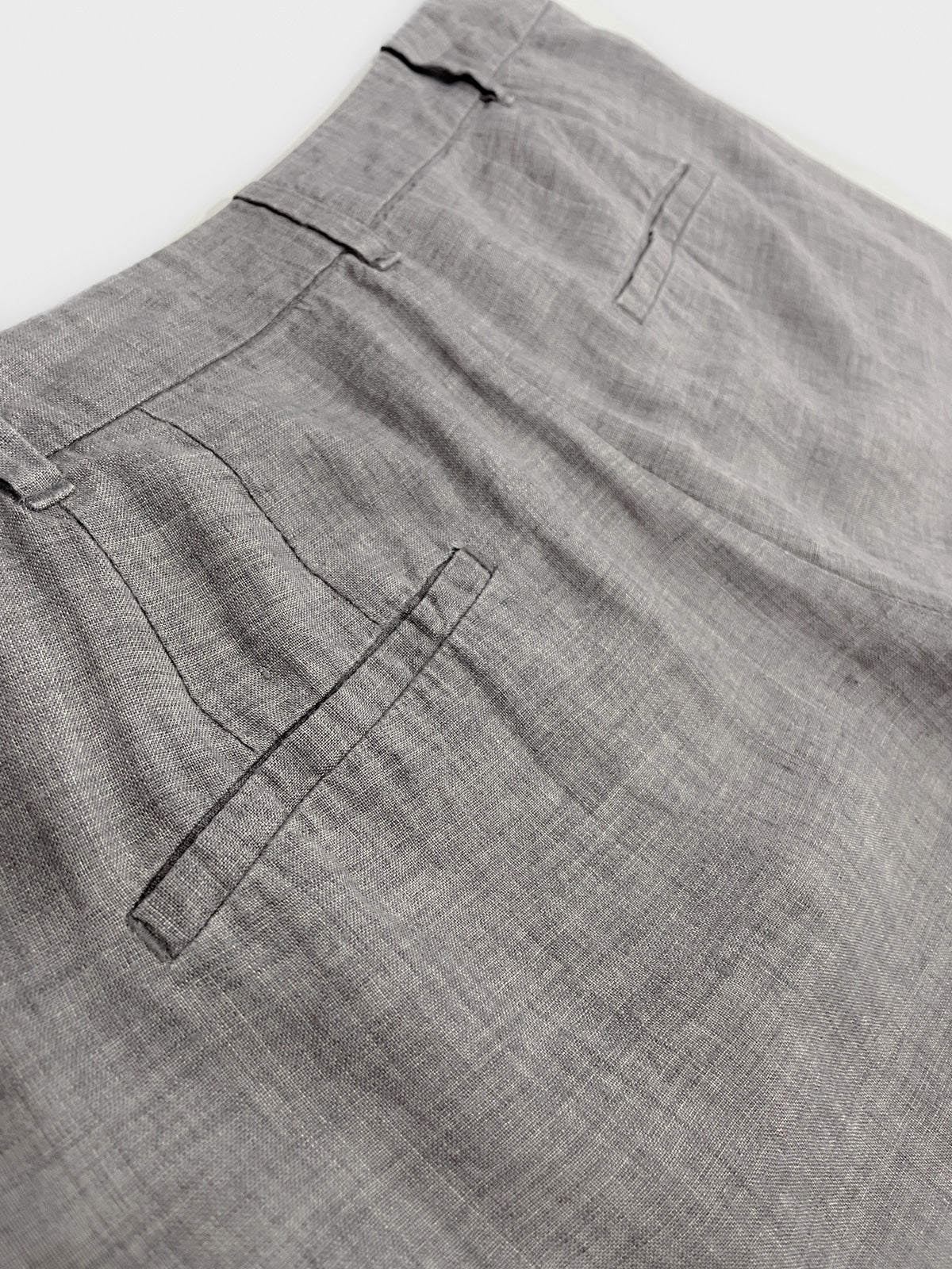 Grey Linen Trousers