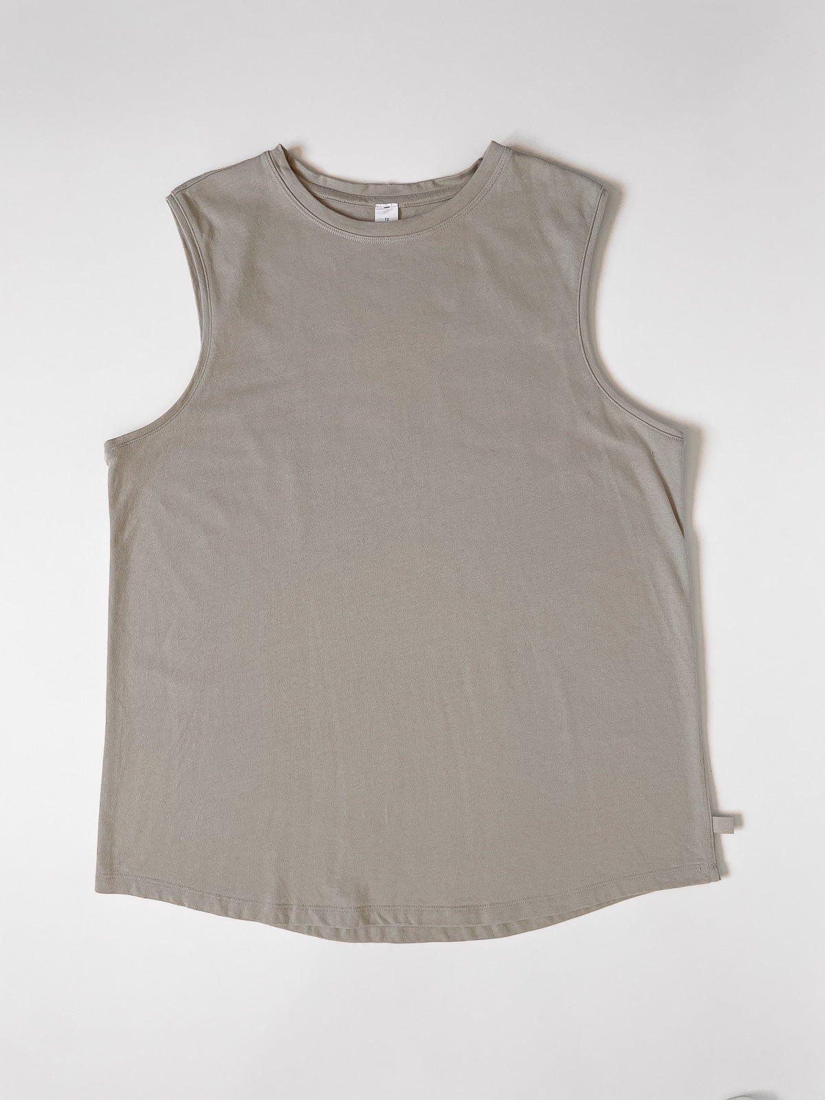 Heavy GSM Cotton Beige Muscle Tee