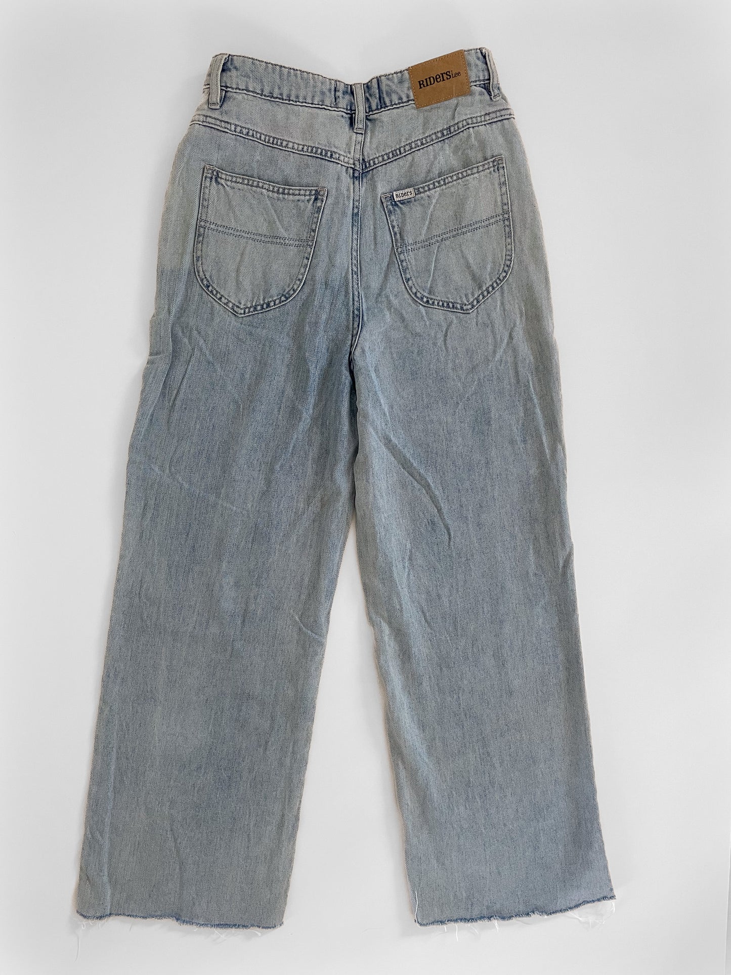 Hi Rider Wide Leg Jeans - Light Wash