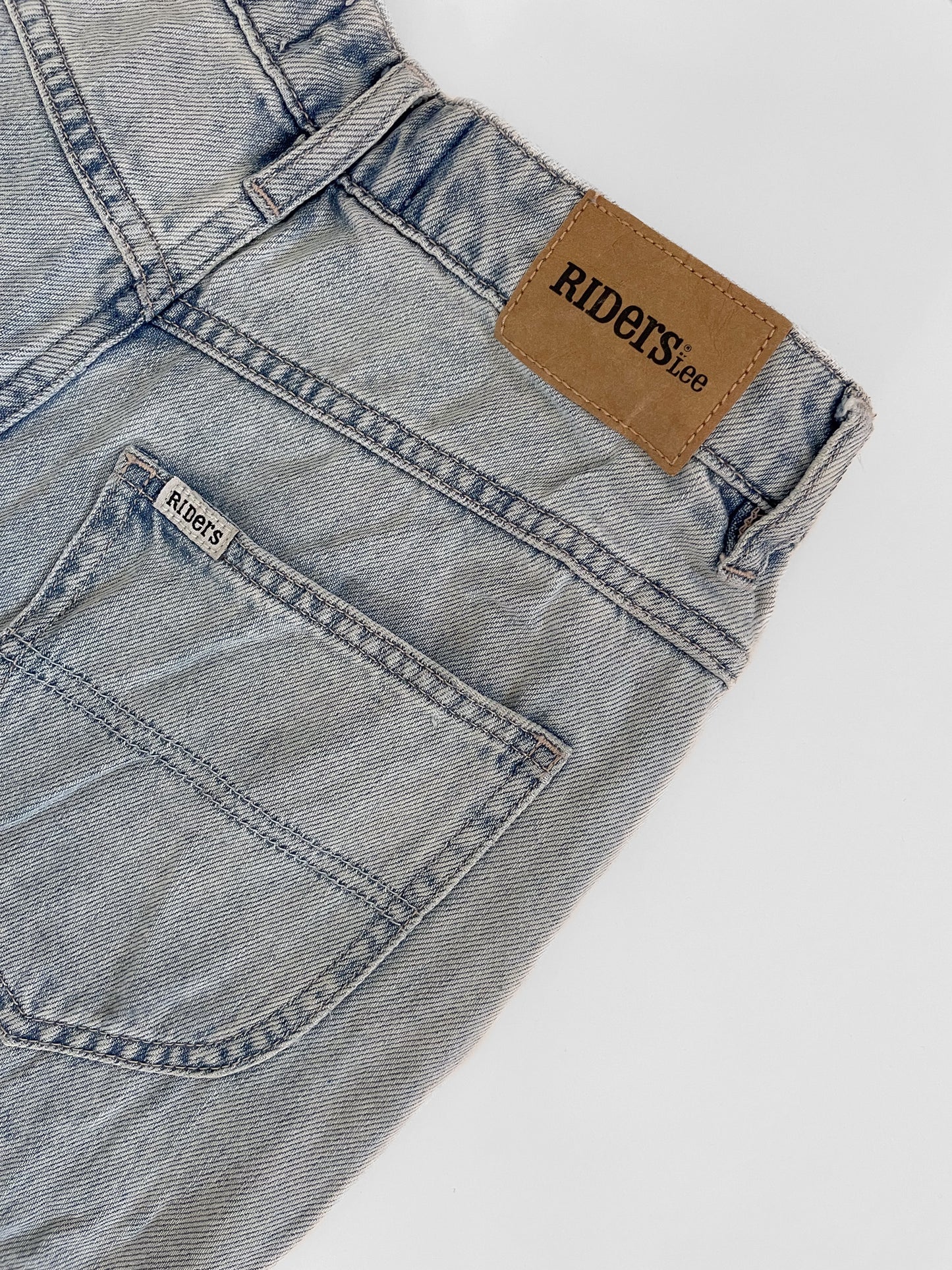 Hi Rider Wide Leg Jeans - Light Wash