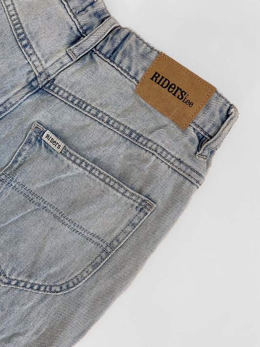 Hi Rider Wide Leg Jeans - Light Wash