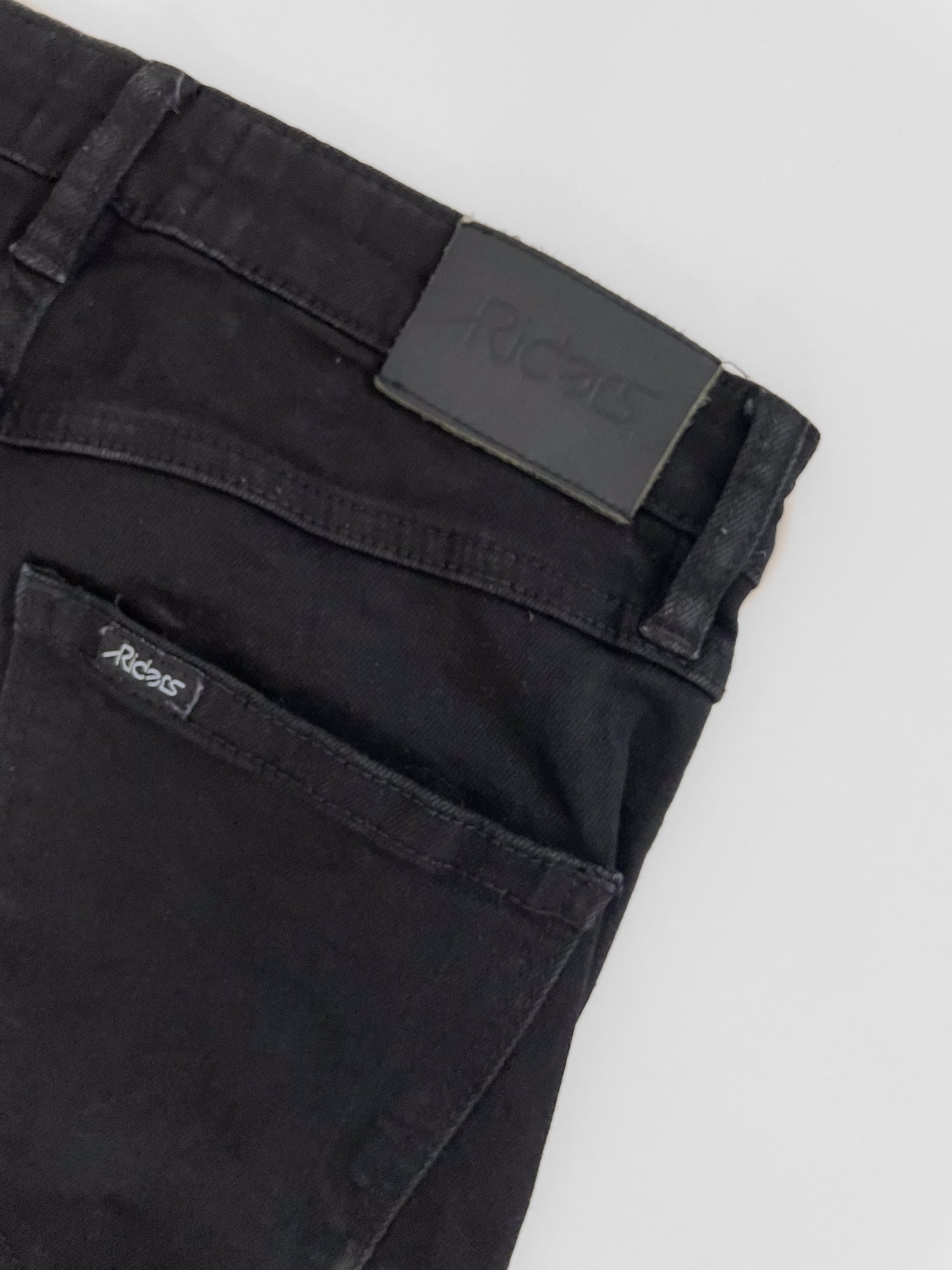 Black Hi Rider High Waist Skinny Jeans