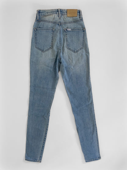 Hi Rider High Waist Skinny Jeans in Lennon Blue