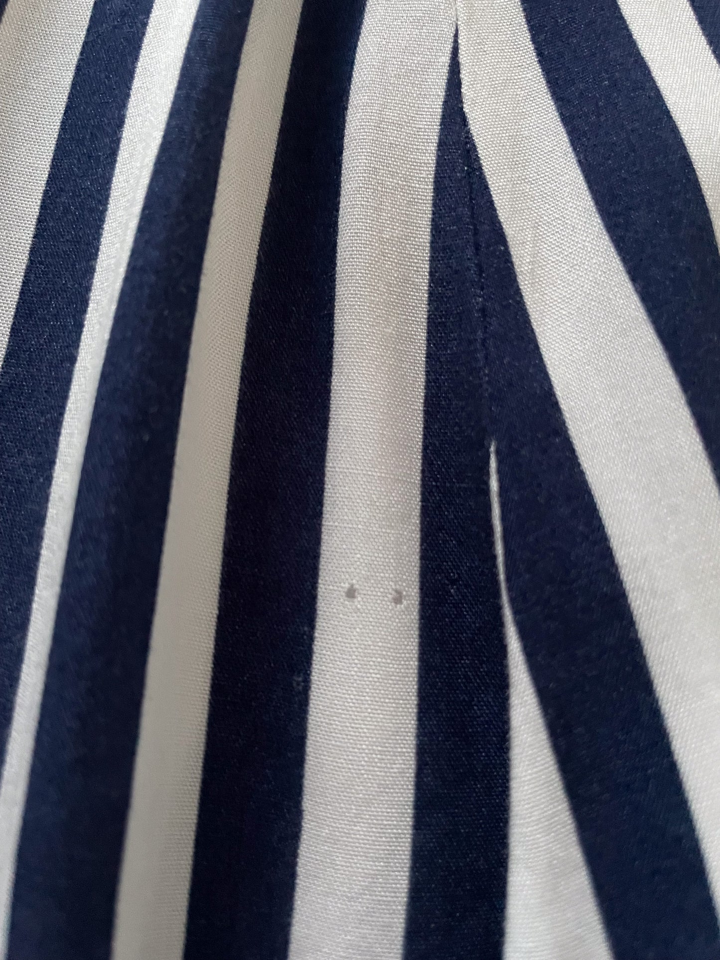 Navy Stripe Lightweight Culotte Pants