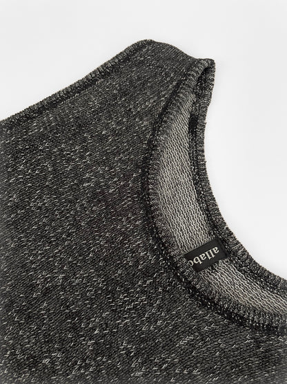 Knit Tank Top in Dark Heather Grey