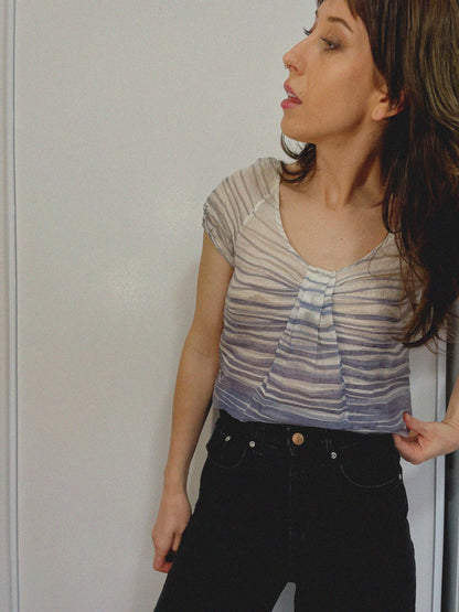 Sculptural Cloudy Blouse