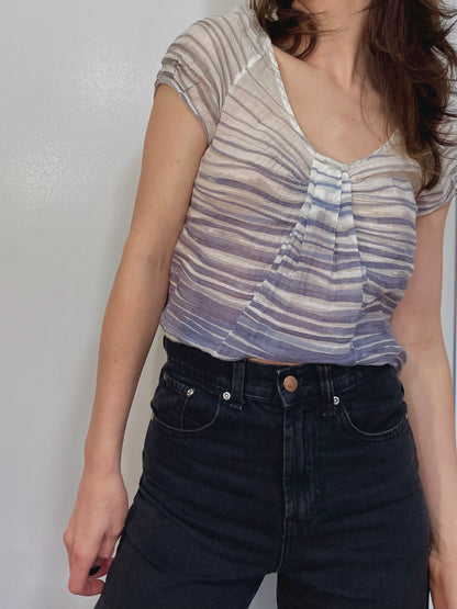 Sculptural Cloudy Blouse