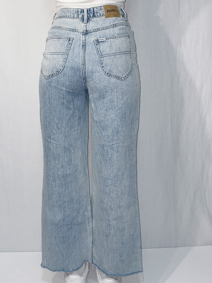Hi Rider Wide Leg Jeans - Light Wash