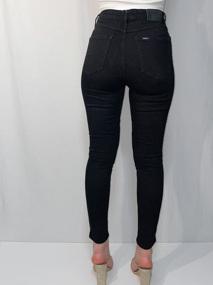 Black Hi Rider High Waist Skinny Jeans