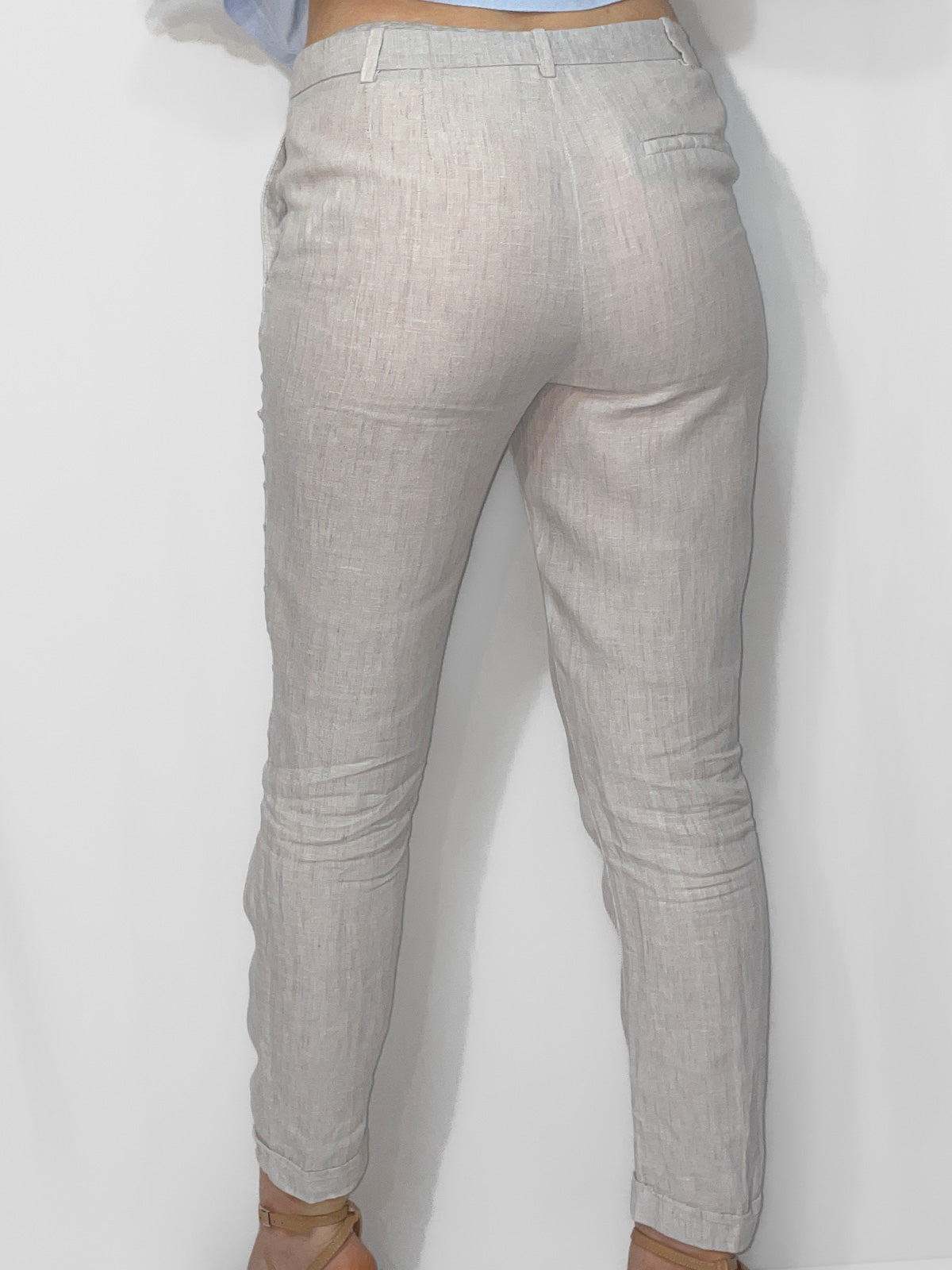 Oatmeal Linen Trousers
