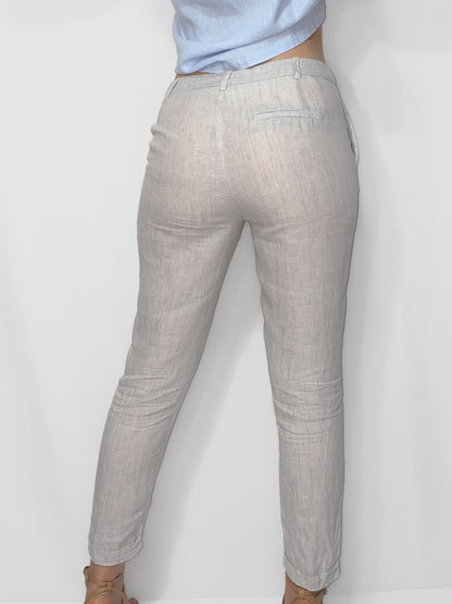 Oatmeal Linen Trousers