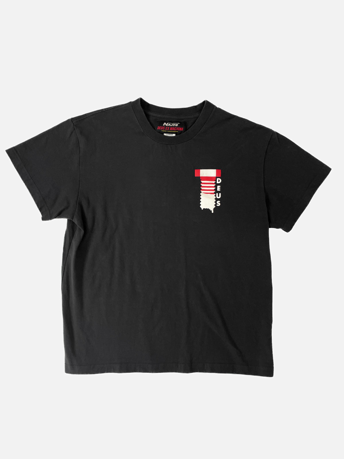 Black Heavy GSM Dues Ex Machina x Kei Naito Collab Tee