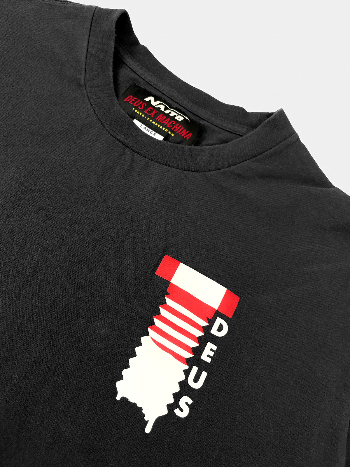 Black Heavy GSM Dues Ex Machina x Kei Naito Collab Tee