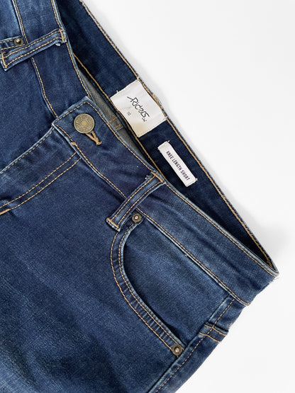 Dark Wash Denim Riders by Lee Knee Length Jort Short