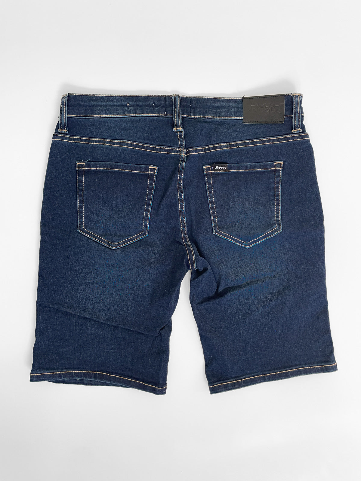 Dark Wash Denim Riders by Lee Knee Length Jort Short