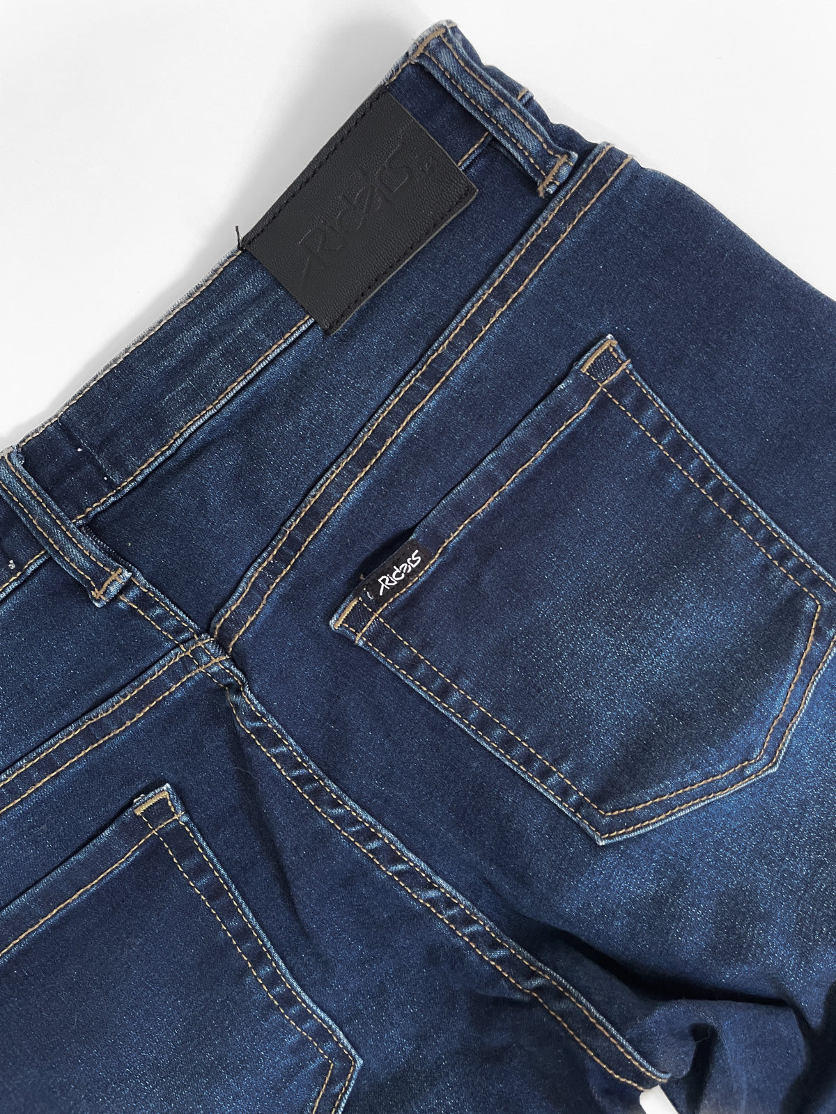 Dark Wash Denim Riders by Lee Knee Length Jort Short