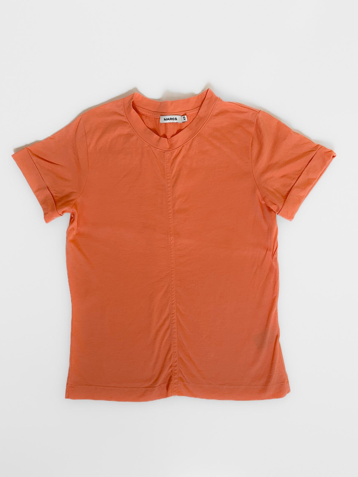 Orange Coral Cotton T-Shirt