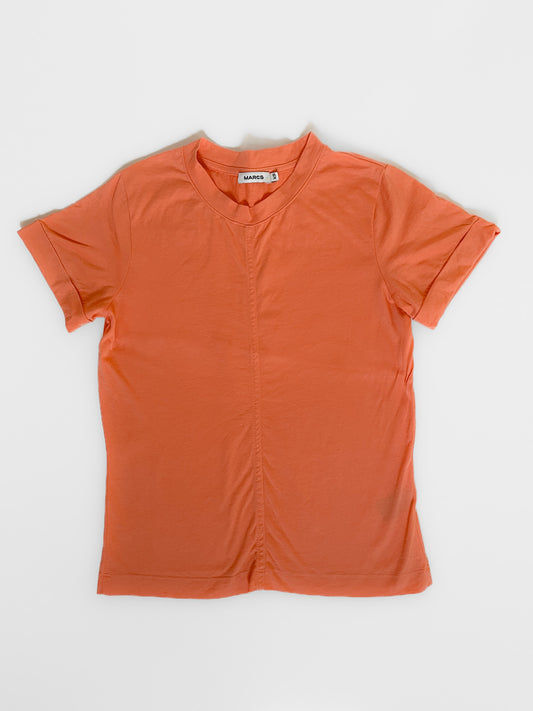 Orange Coral Cotton T-Shirt