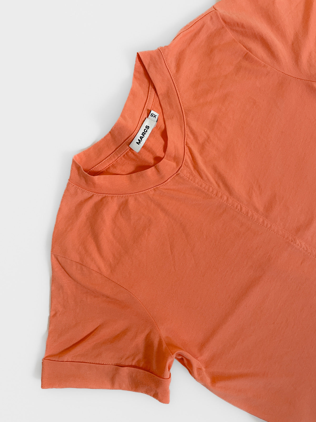 Orange Coral Cotton T-Shirt