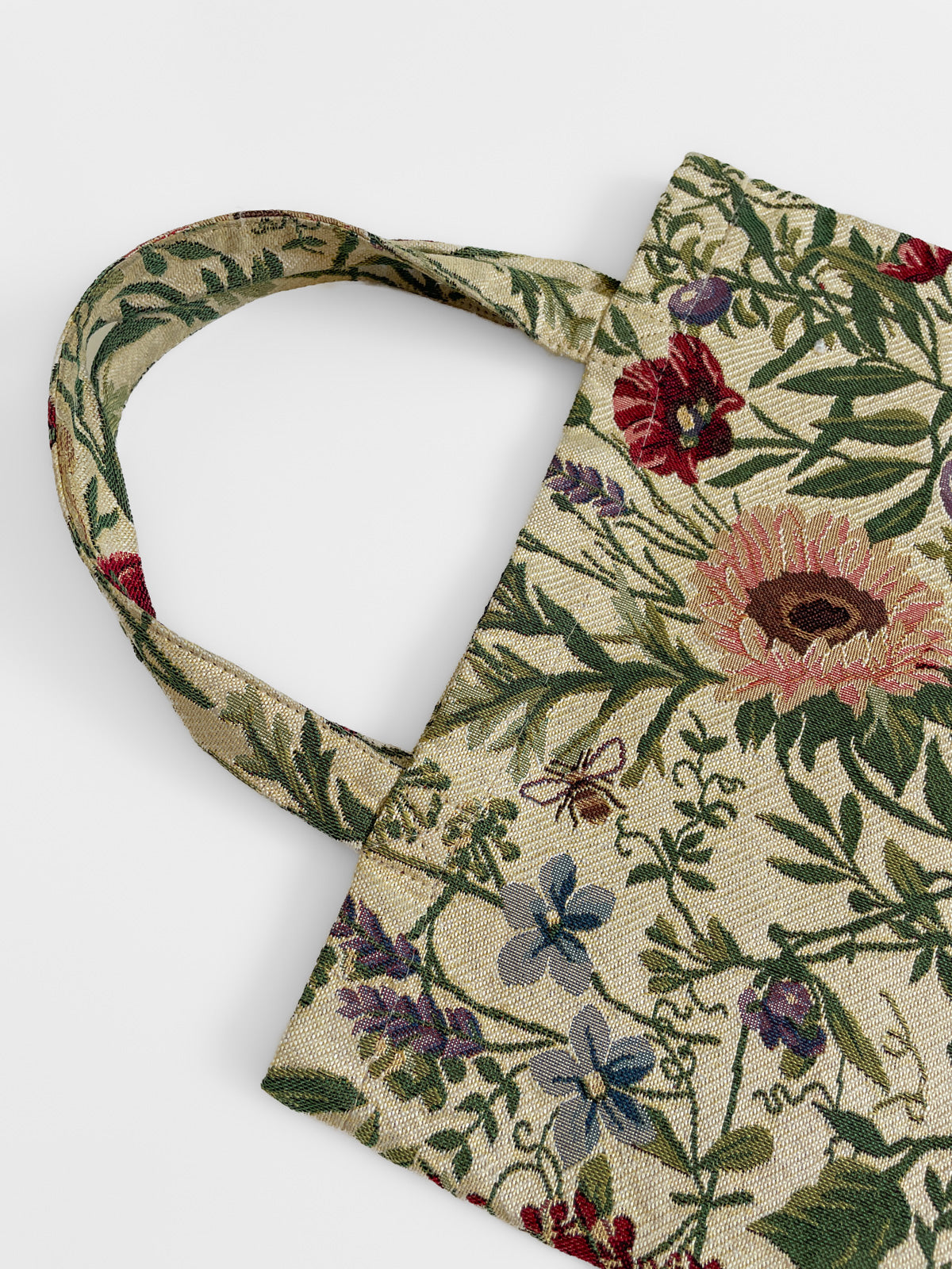 Garden Floral Jacquard Tapestry Simple Tote