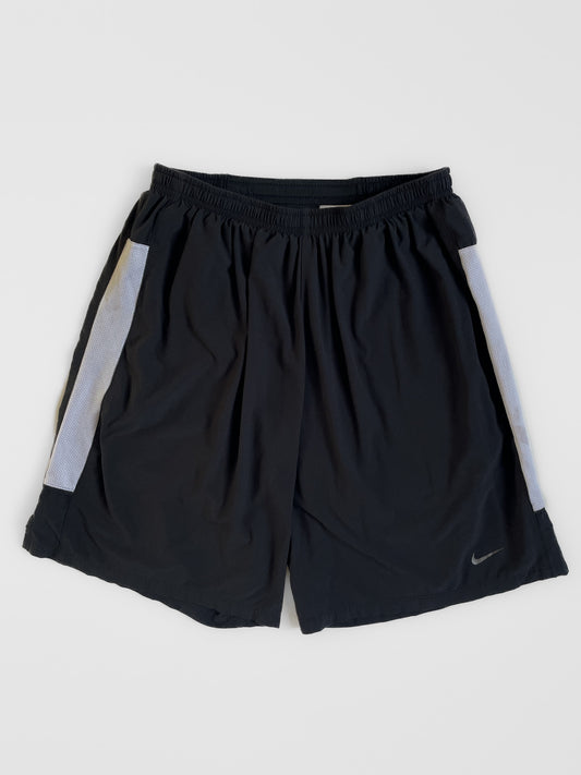 Dri-Fit Brief Lined Running Shorts in Black