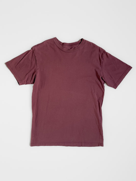 Soft Cotton Skate Fit Tee in Vintage Plum