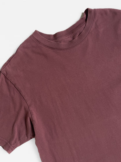 Soft Cotton Skate Fit Tee in Vintage Plum