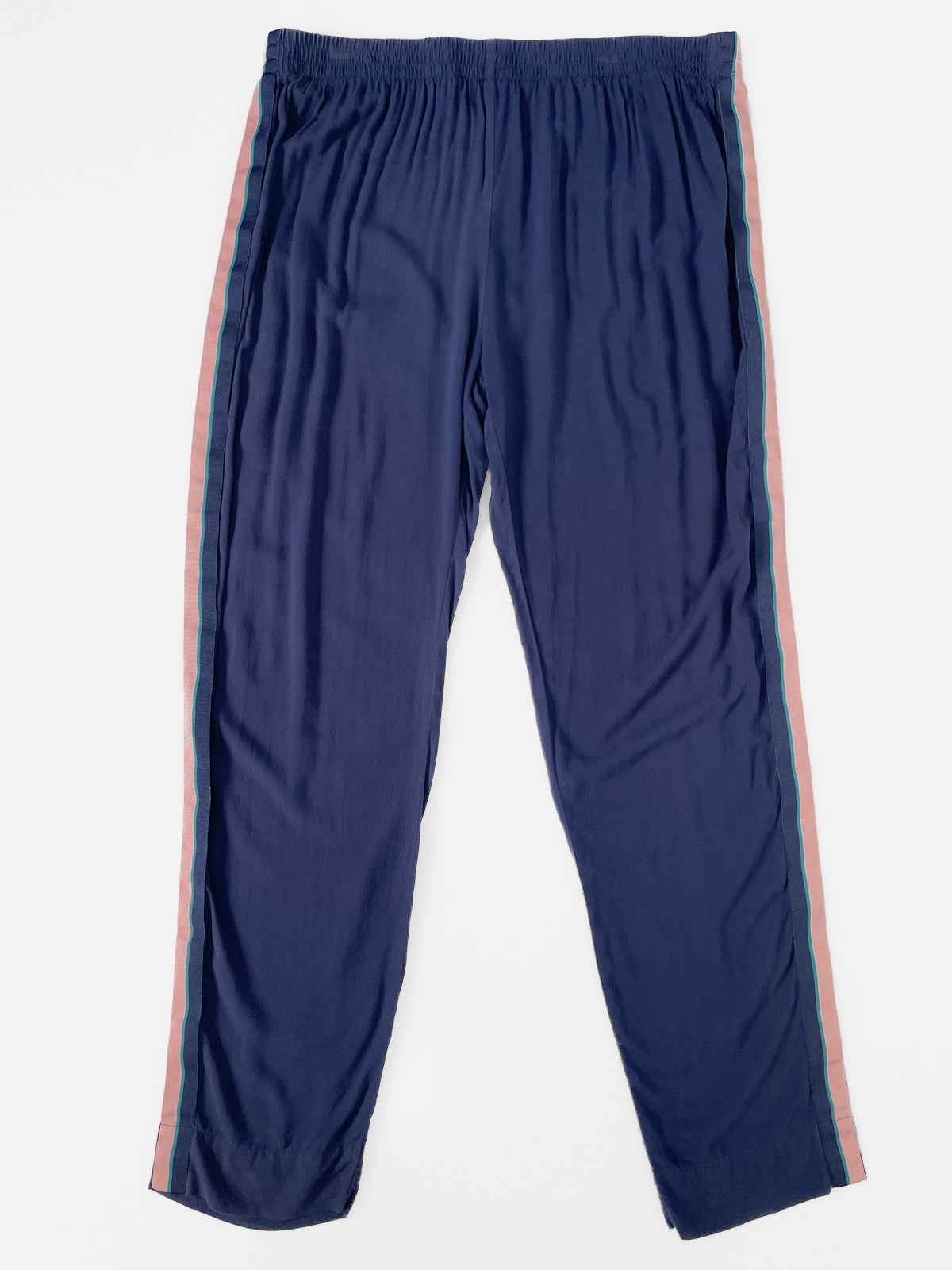 Lightweight Side Stripe Pants in Navy