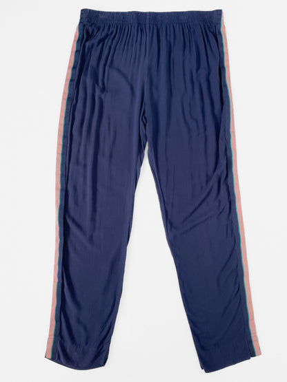 Lightweight Side Stripe Pants in Navy