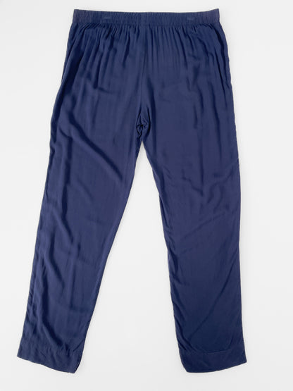Lightweight Side Stripe Pants in Navy
