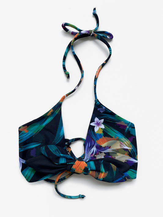 "Down to Earth Silky Bralette Bikini Top"