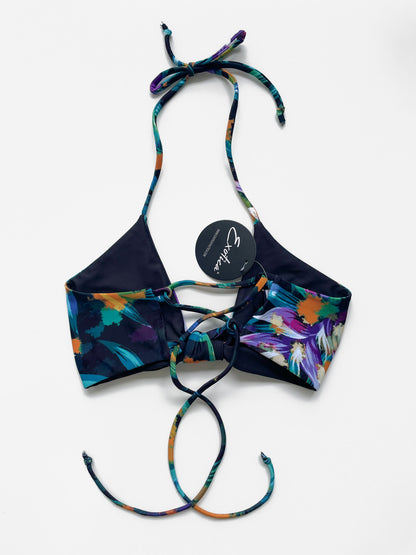 "Down to Earth Silky Bralette Bikini Top"