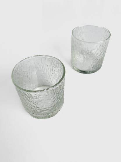 Kaaru "Snowdrift" Glass Tumblers