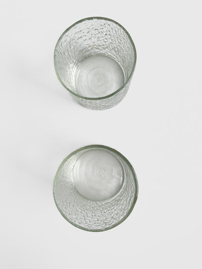Kaaru "Snowdrift" Glass Tumblers