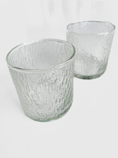 Kaaru "Snowdrift" Glass Tumblers