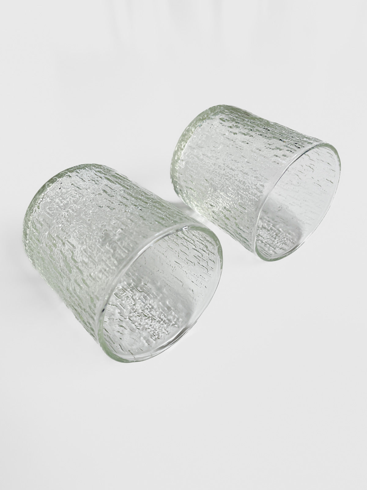 Kaaru "Snowdrift" Glass Tumblers
