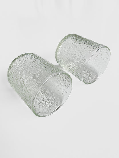 Kaaru "Snowdrift" Glass Tumblers