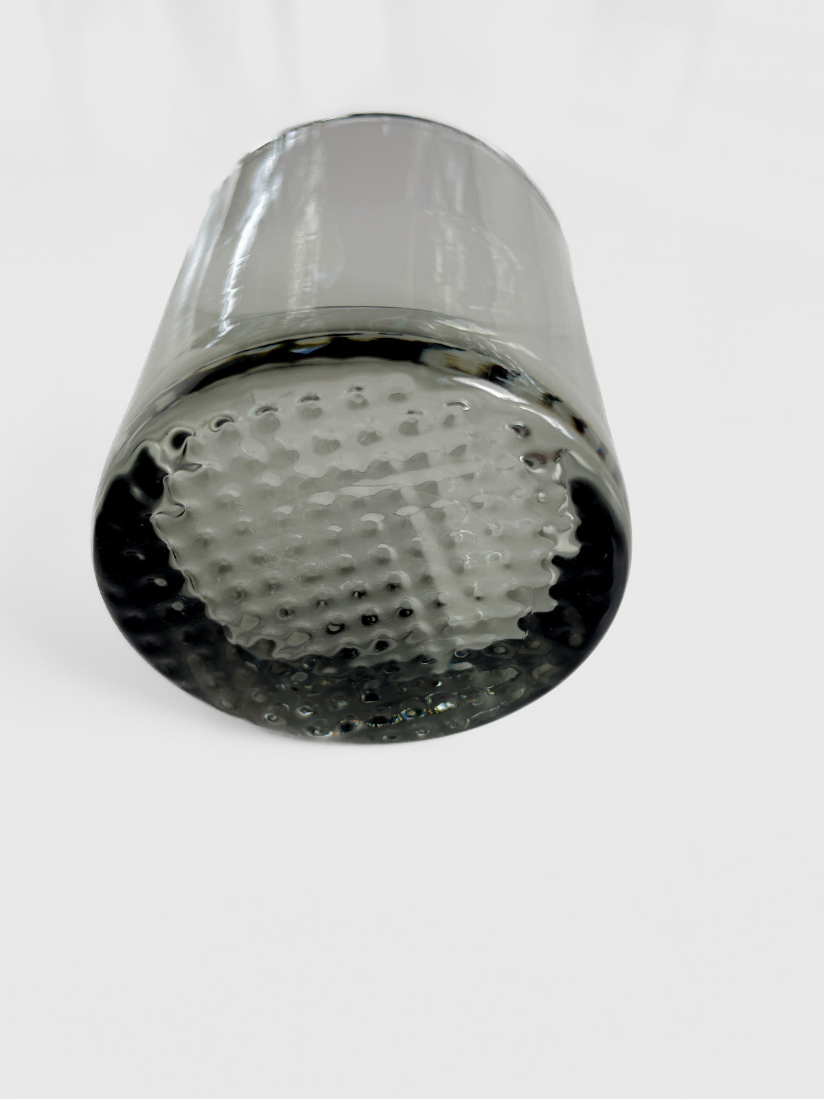 Sundown Black Lowball Whiskey Smoked Glass Tumblers