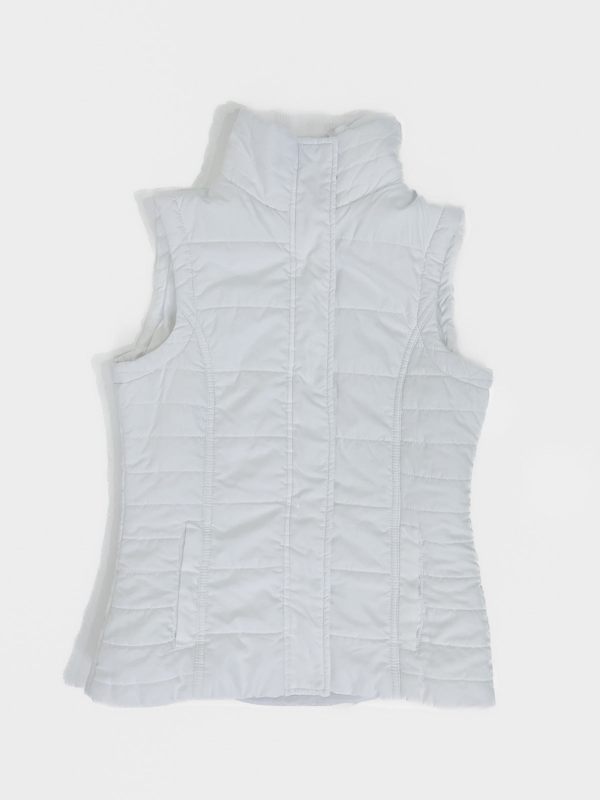 Puffer Vest in White