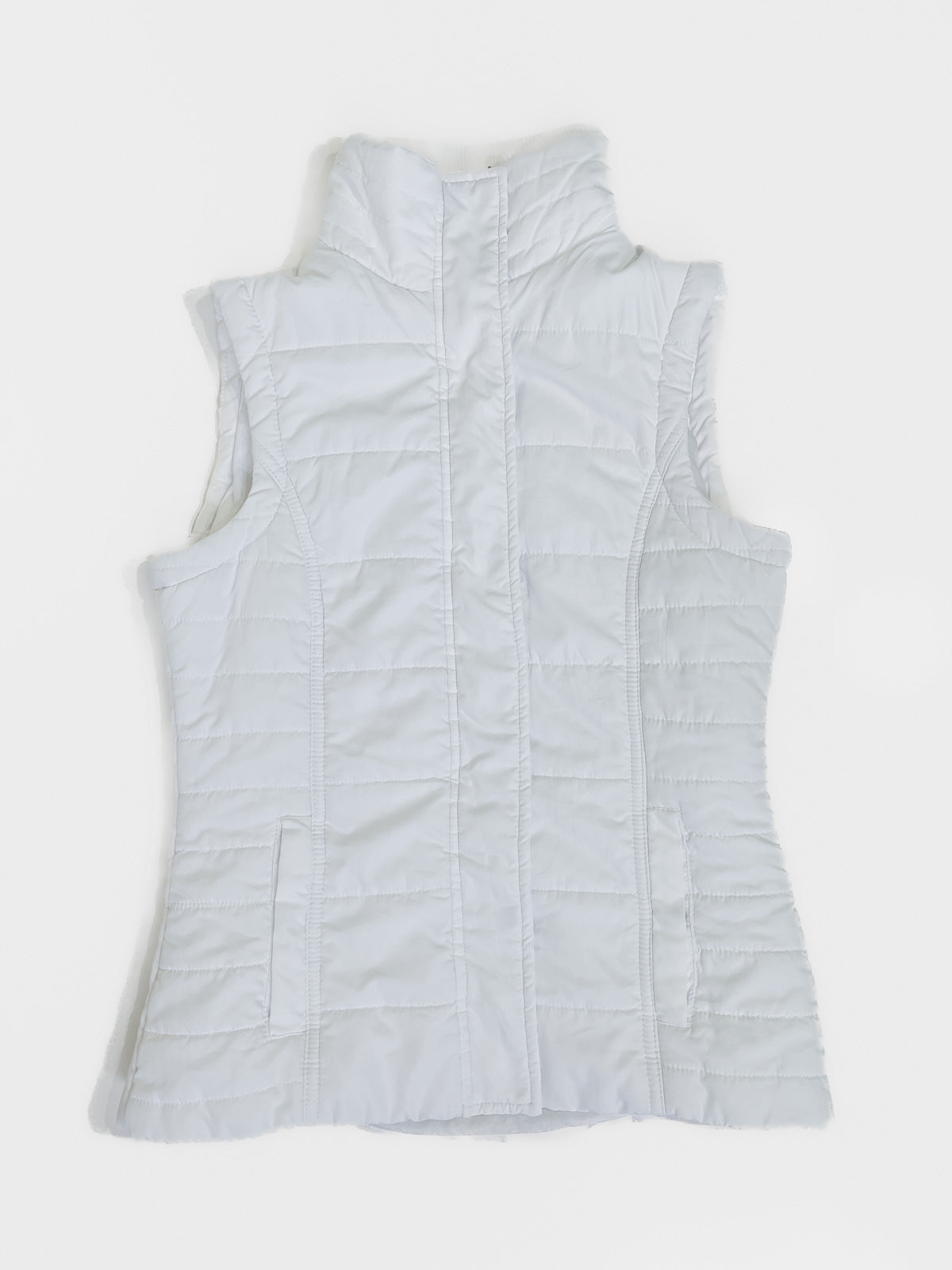 Puffer Vest in White