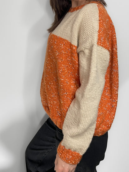 Pumpkin Spice Woollen Knit Jumper