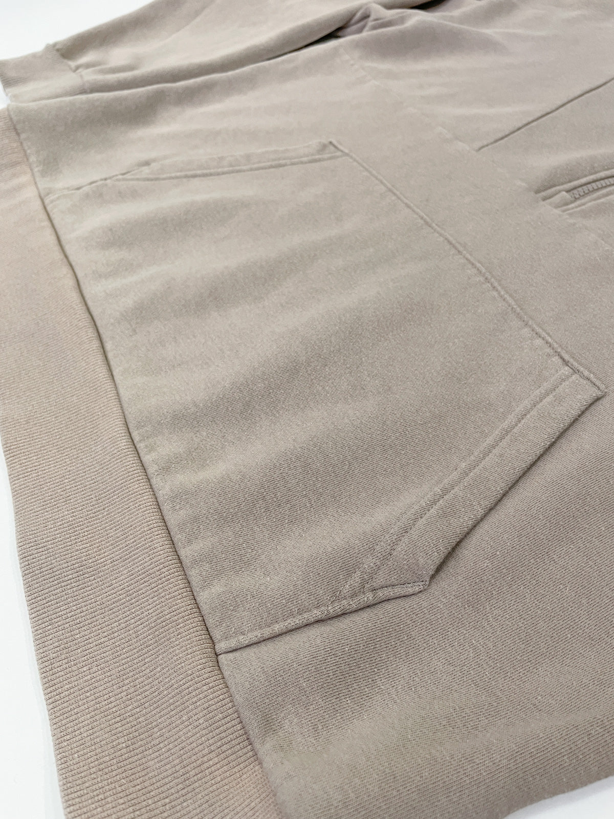 Taupe Funnel Neck Quarter Zip Jumper