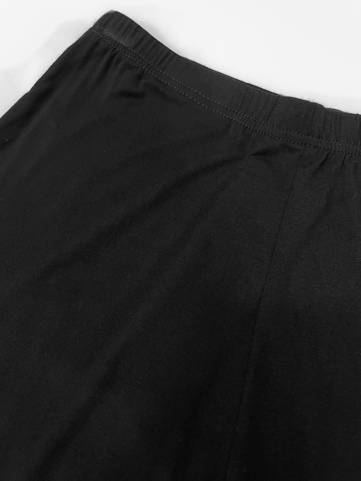 Basic Cotton Leggings in Black
