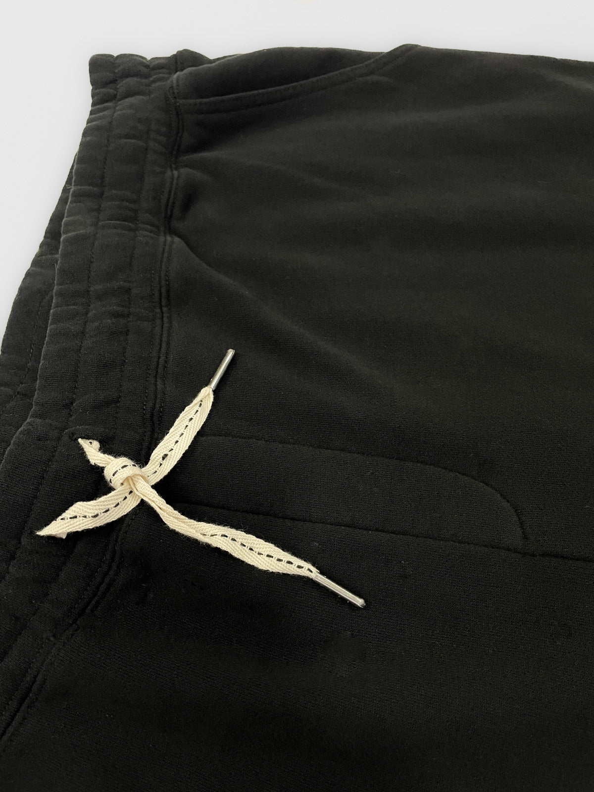 Fundamental Victoria Thick Cotton Track Pants in Black
