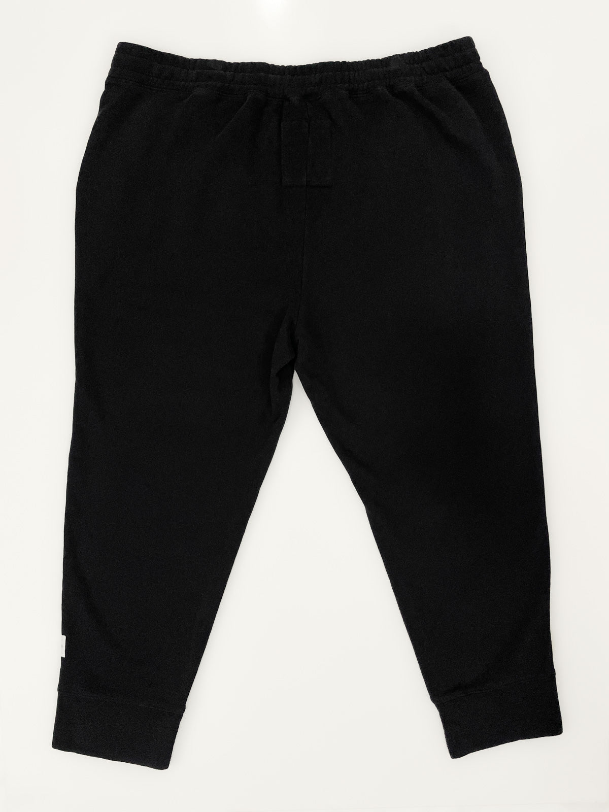 Fundamental Victoria Thick Cotton Track Pants in Black
